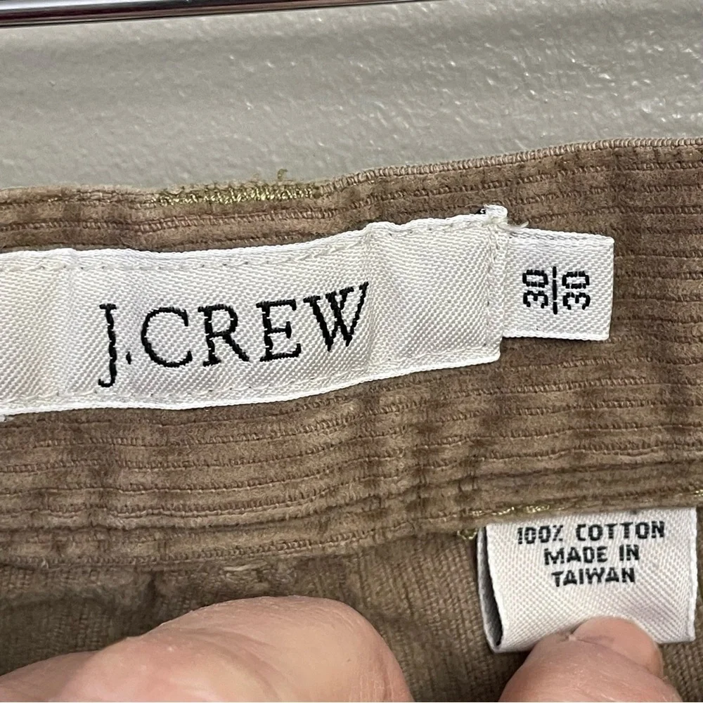 J. Crew men’s 30 x 30 Corduroy Pants business casual preppy